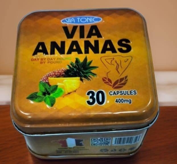 كبسولات فيا اناناس VIA ANANAS للتخسيس وانقاص الوزن