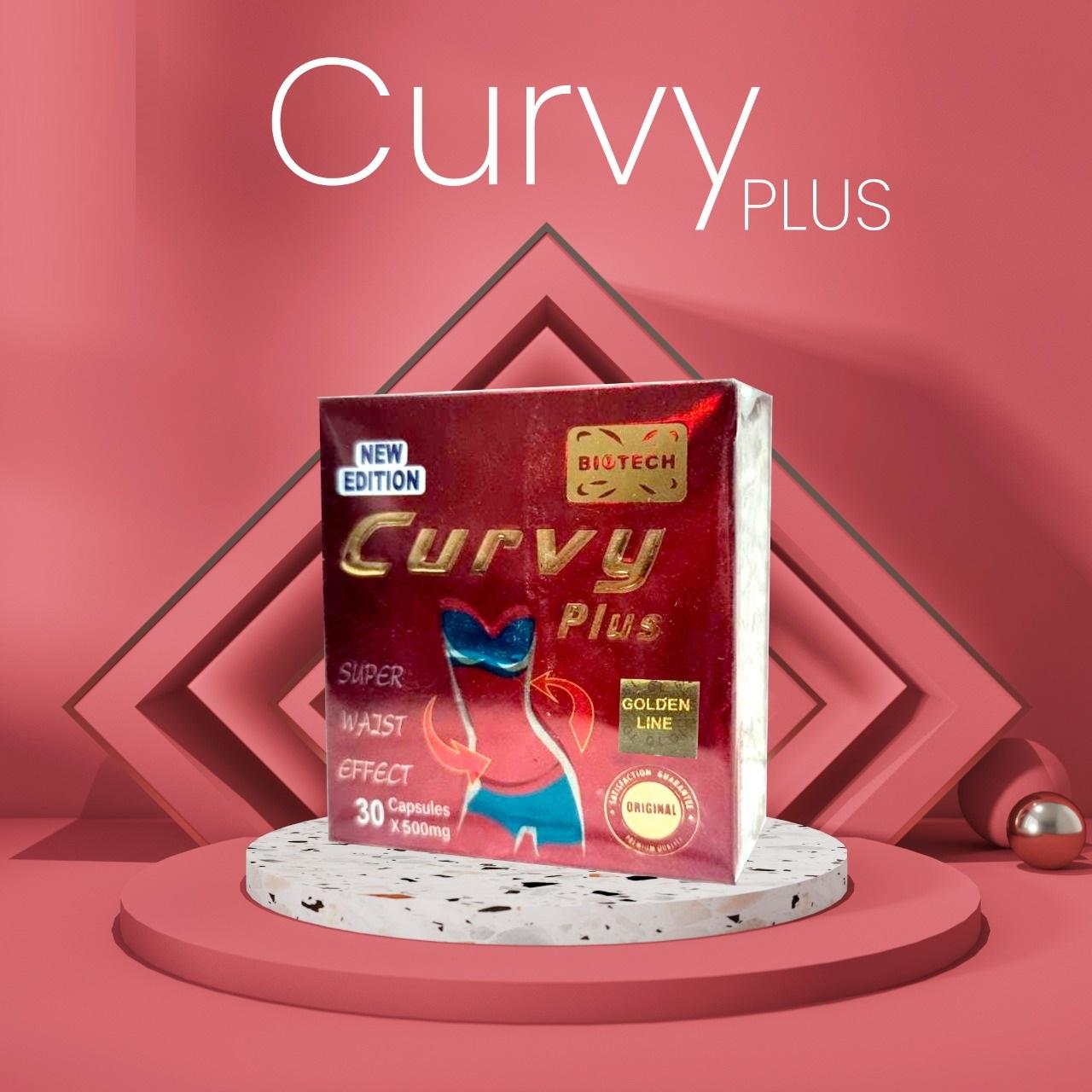 Curvy Plus 30 capsules كيرفي بلس كرتون للتخسيس والقضاء على السمنة