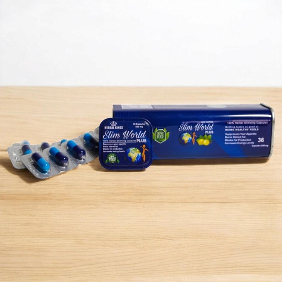 كبسولات سليم وورلد لحرق الدهون والتخلص من الاوزان الزائدة