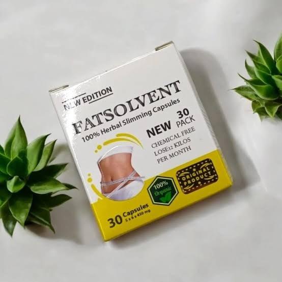 كبسولات فات سولڤنتFAT SOLVENT للتخسيس 30كبسولة لتحسين الجسم