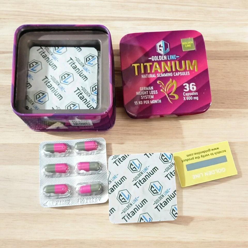 كبسولات تيتانيوم titanium تقلل الشهية وتساعد على كبح الجوع.