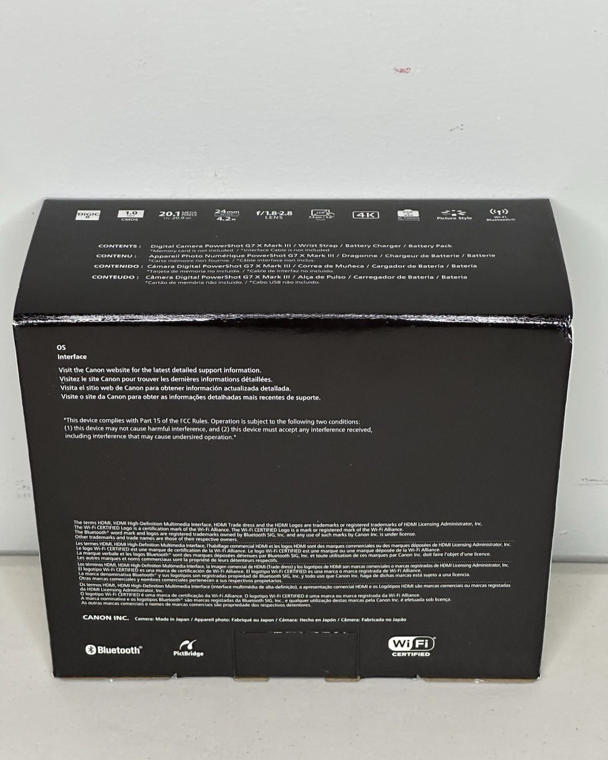 Canon PowerShot G7 X Mark III Digital Camera