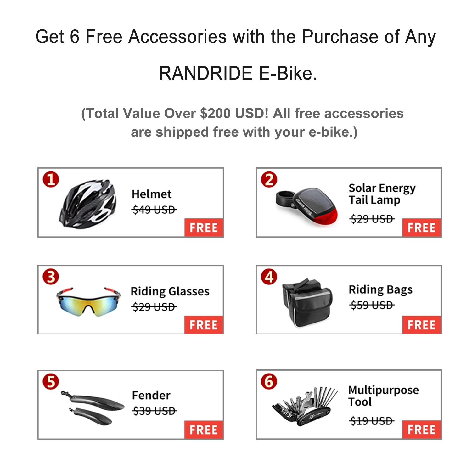 RANDRIDE 17AH Foldable Ebike 750W Electric Folding Bike 26 Commuter Ebike White