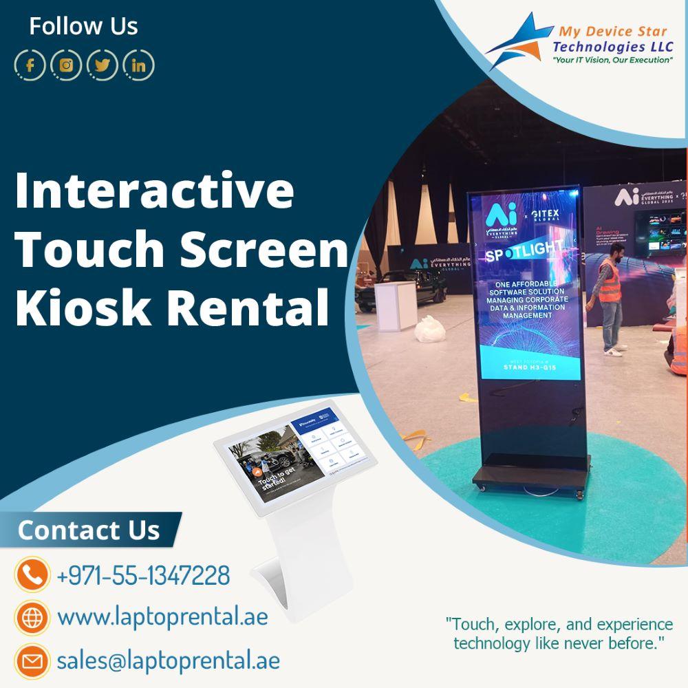 Digitize Your Dubai Event with Rental Interactive Kiosks?