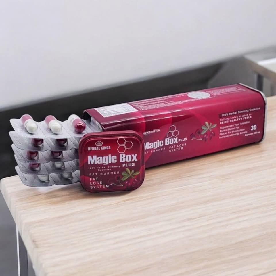 برشام magic box يساعد على زيادة معدل الأيض وحرق الدهون العنيدة.