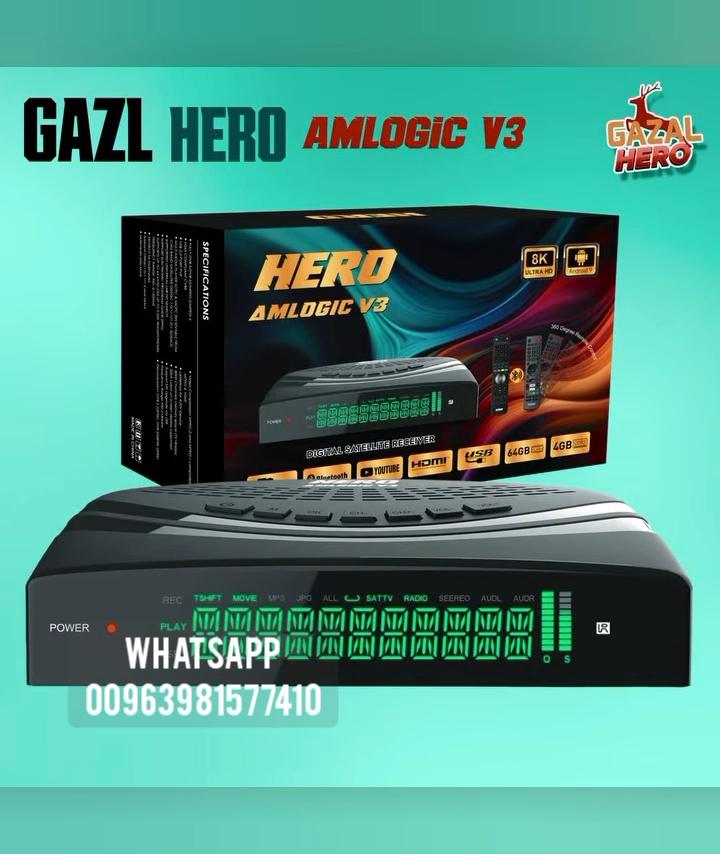 GAZAL HERO AMLOGIC V3 4K ANDROID FOREVER