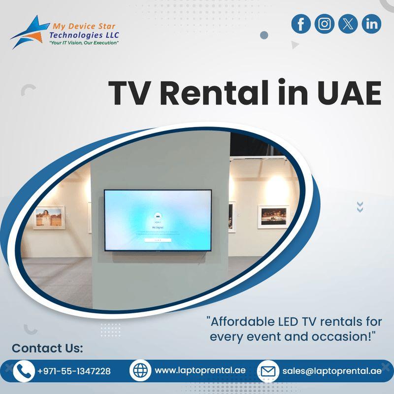 Looking for LED or OLED TV Rental Options in UAE?