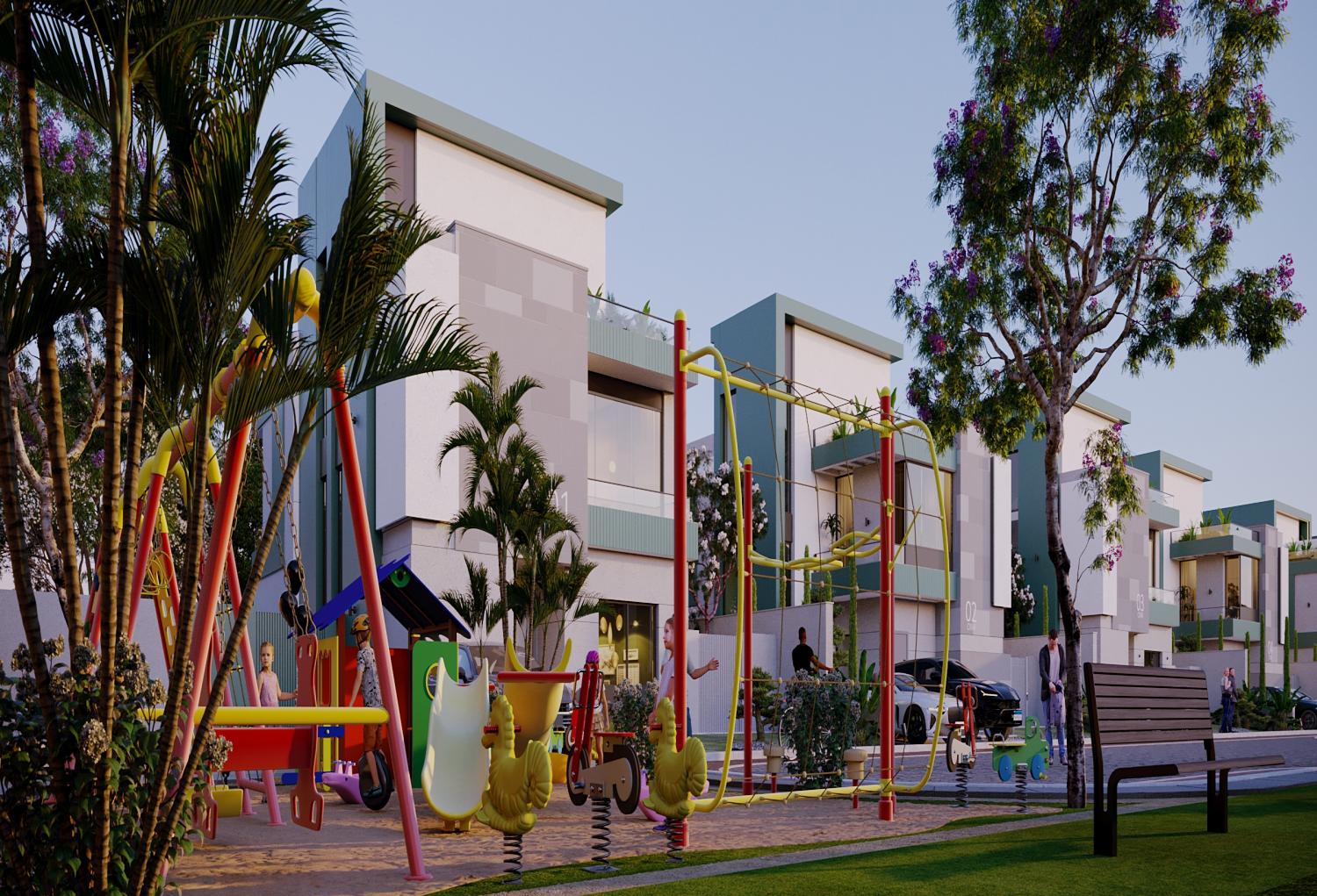 كمبوند متكامل الخدمات بموقع مميز في حوض 10 بالقرب من وصلة دهشور والدائري الأوسطي.