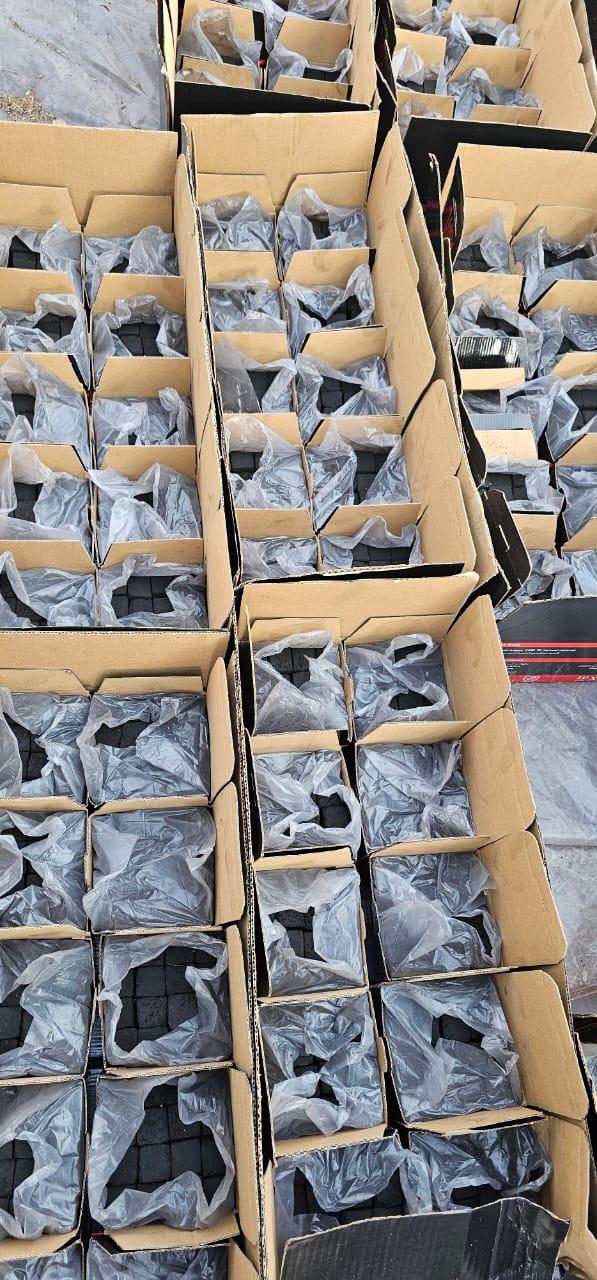 الفحم المضغوط ( الصناعي ) للتصدير , فحم بمختلف الاشكال والمقاسات