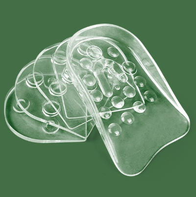 الكعب السيليكون 10قطع لراحة القدم وزيادة الطول 5 سم