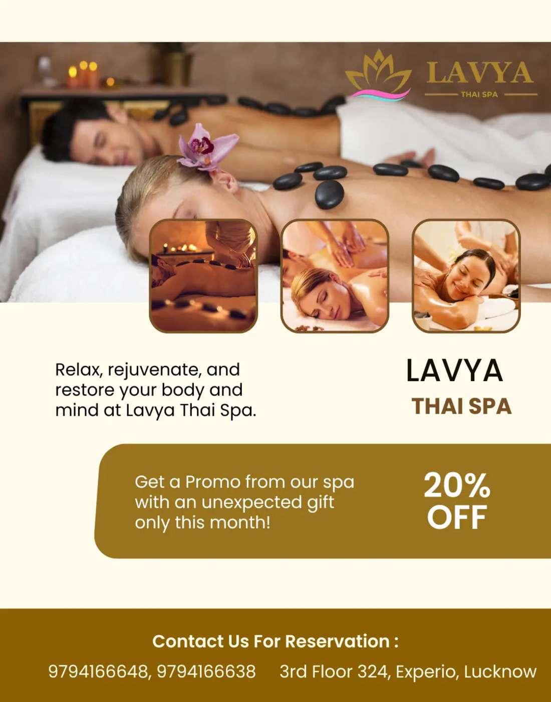 Best Thai Massage in Lucknow | Relax, Rejuvenate & Refresh at Lavya Thai Spa Lucknow