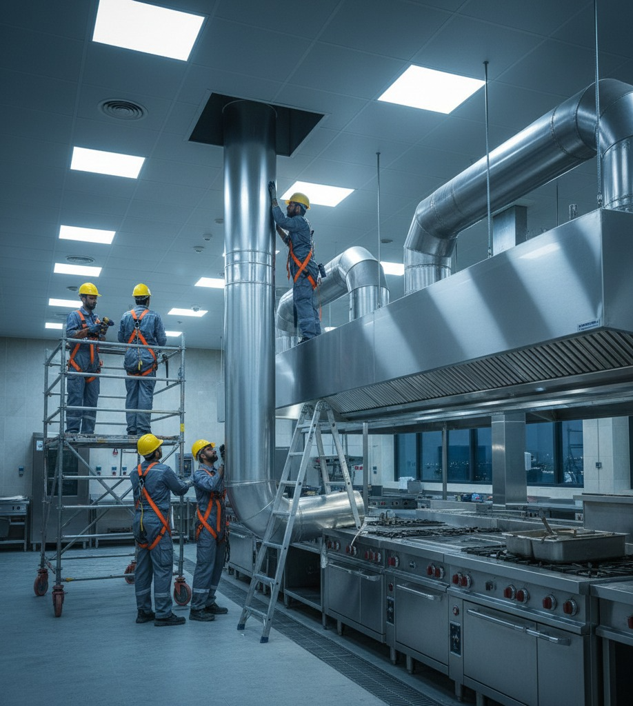 تركيب مداخن