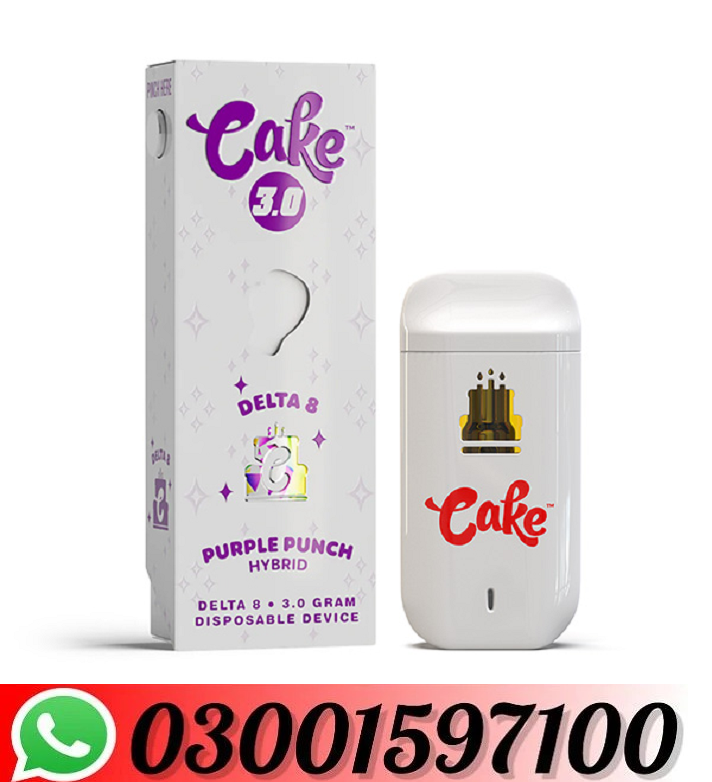 Cake Delta 8 Disposable Vape | 3g In Karachi=03001597100