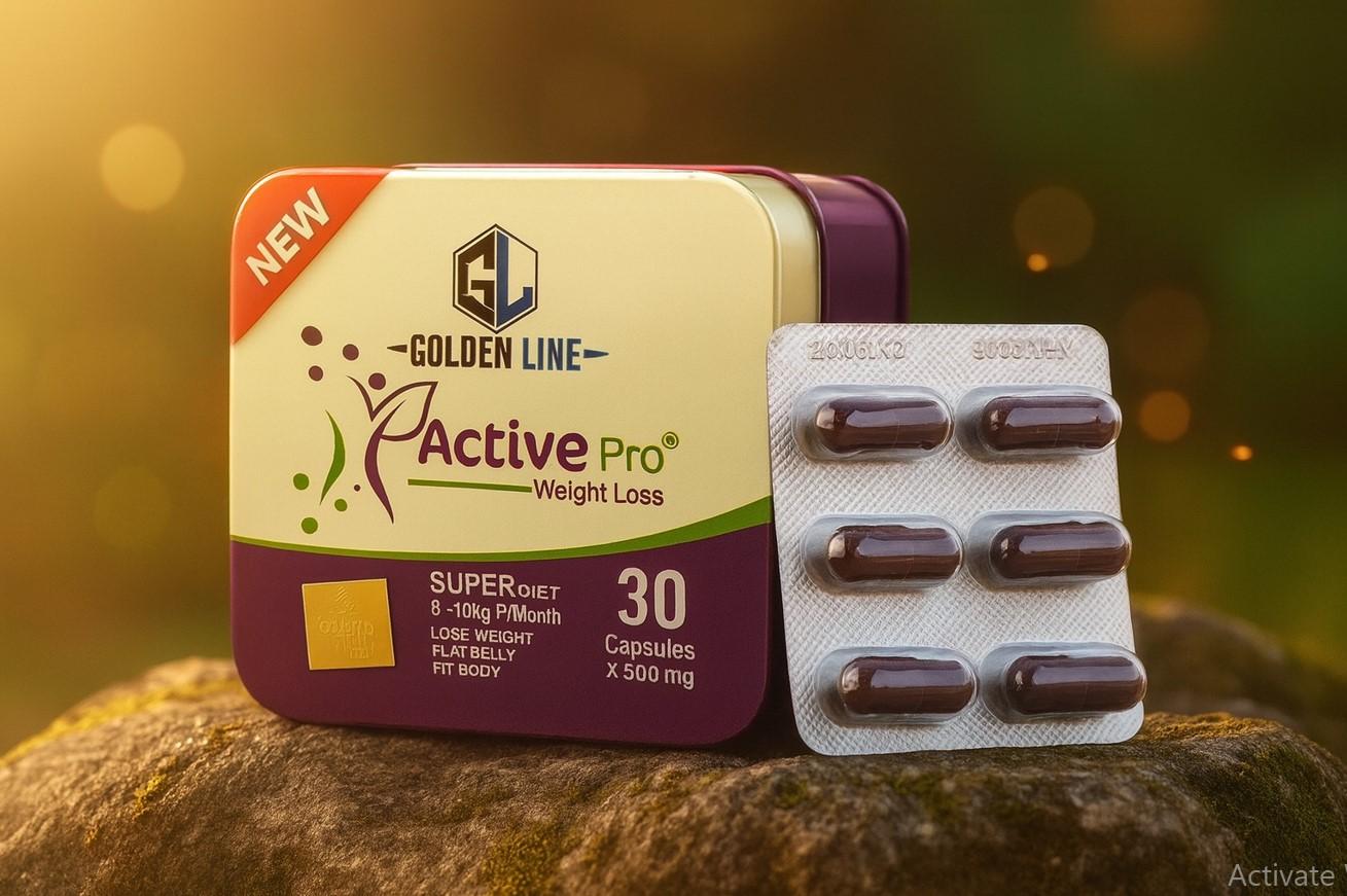 كبسولات اكتف برو 30 كبسولة للتخسيس وسد الشهية Active pro