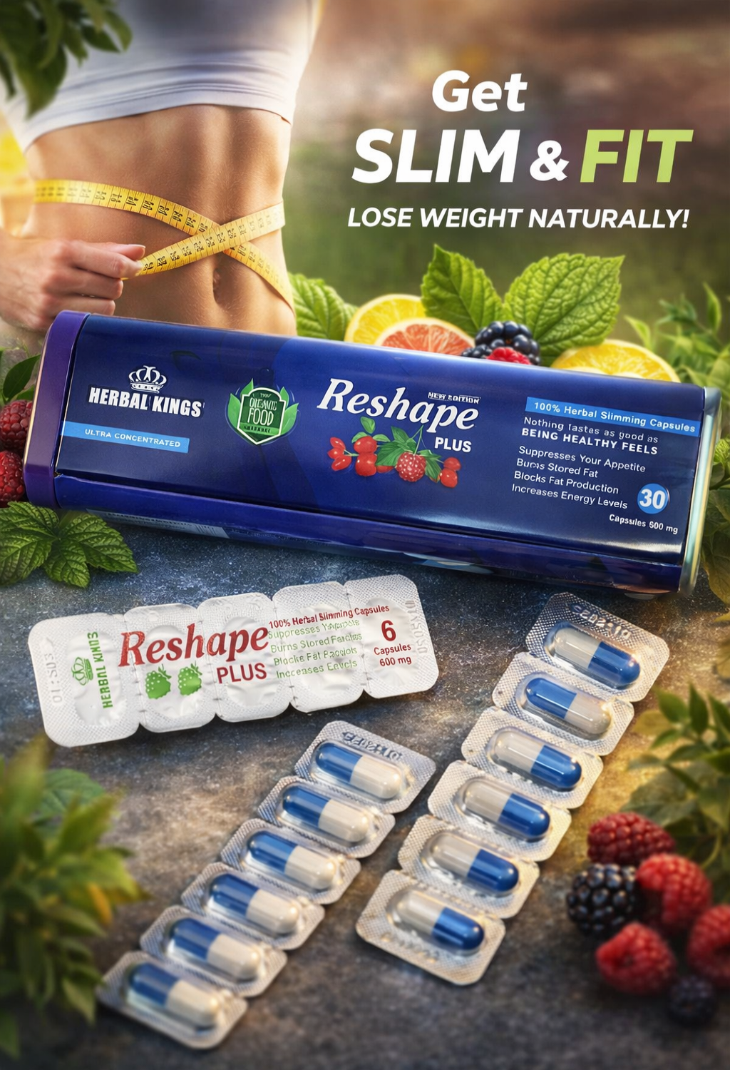 براند ريشيب بلس للتخسيس وسد الشهية ونحت القوام