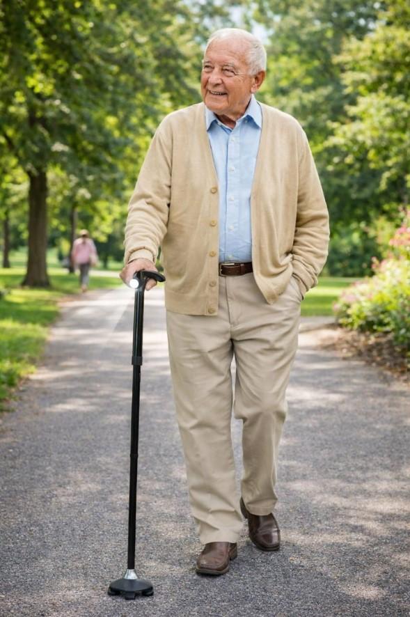 مش مجرد عصاية… Trusty Cane دعم حقيقي في المشي داخل وخارج المنزل