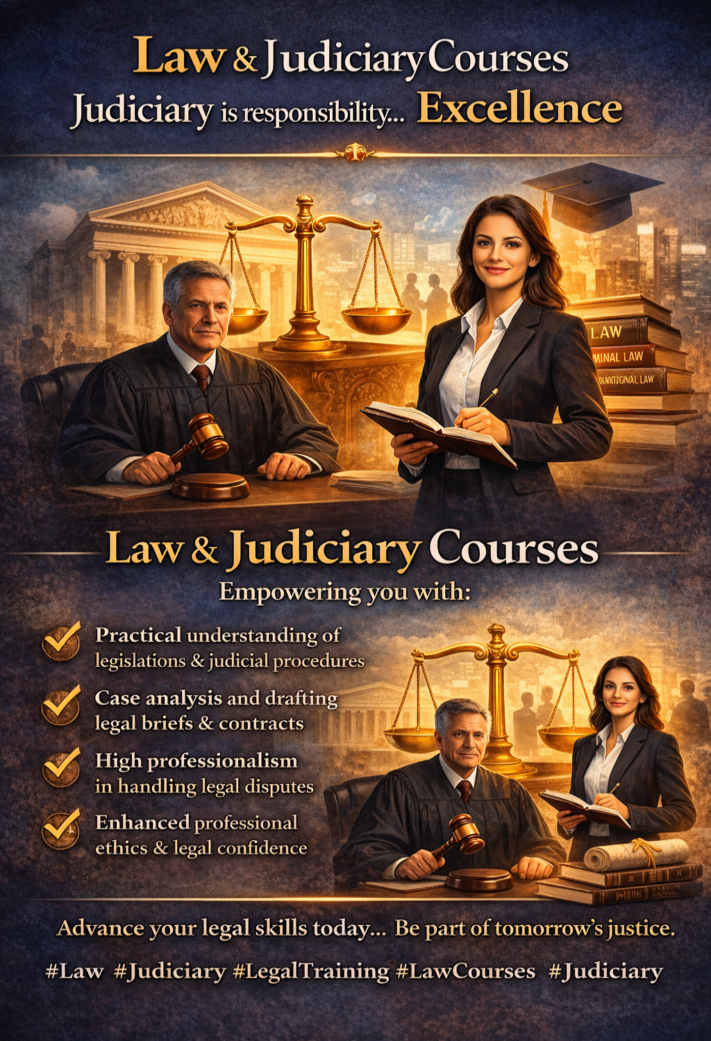 Law and Judiciary courses and programs