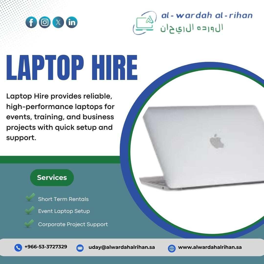 Need Laptop Hire in Riyadh for Business Events?