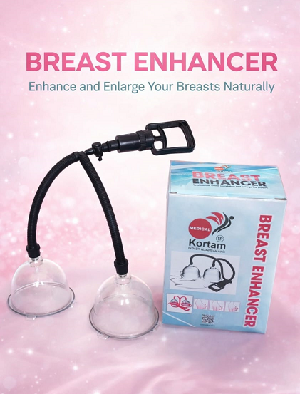 استعيدي ثقتك وجمالك طبيعياً.. جهاز تكبير وشد الصدر اليدوي المطور