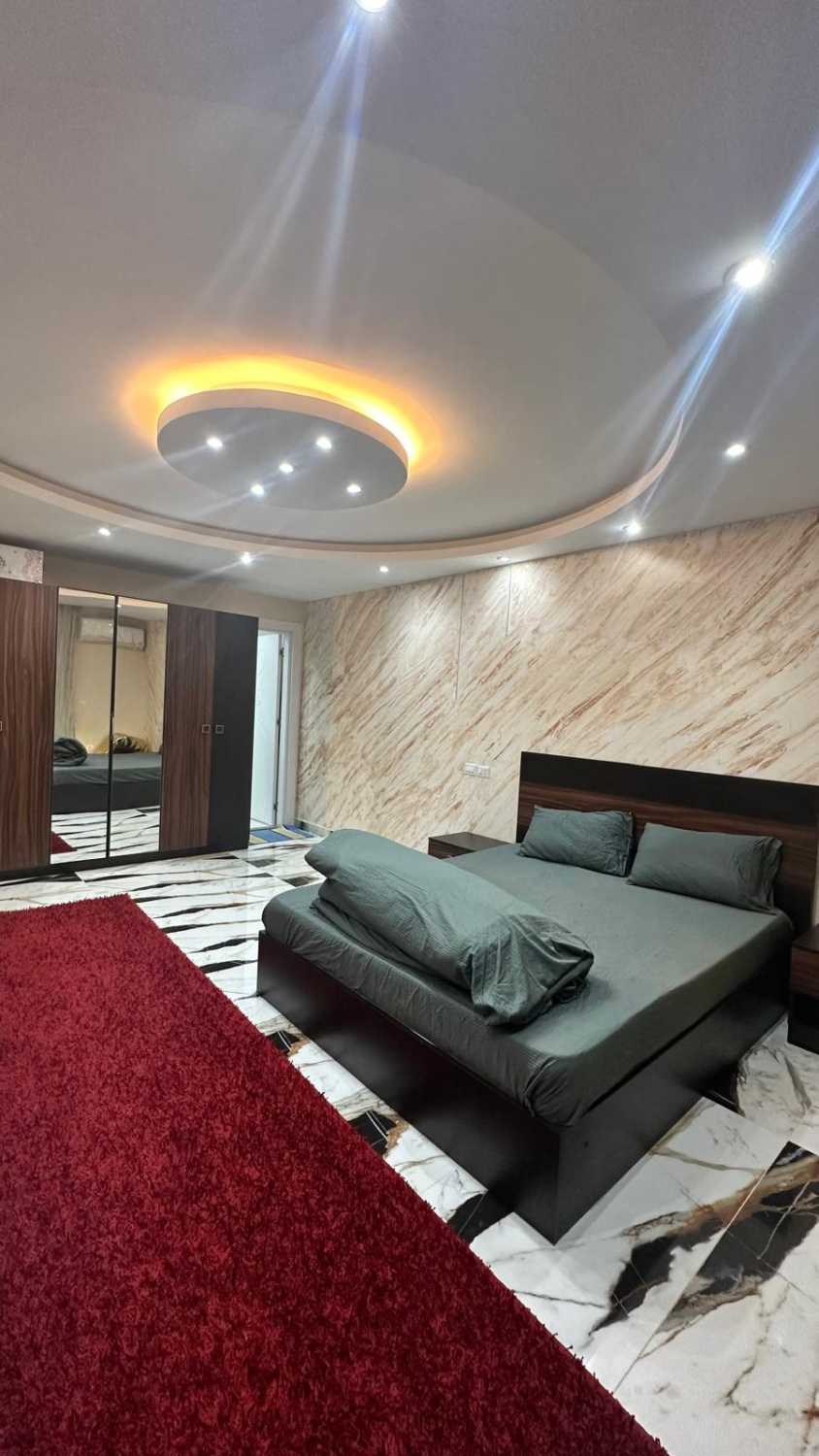 شقه مفروشه بأرقى ابراج المهندسين جامعه الدول ميدان سفينكس الرئيسي