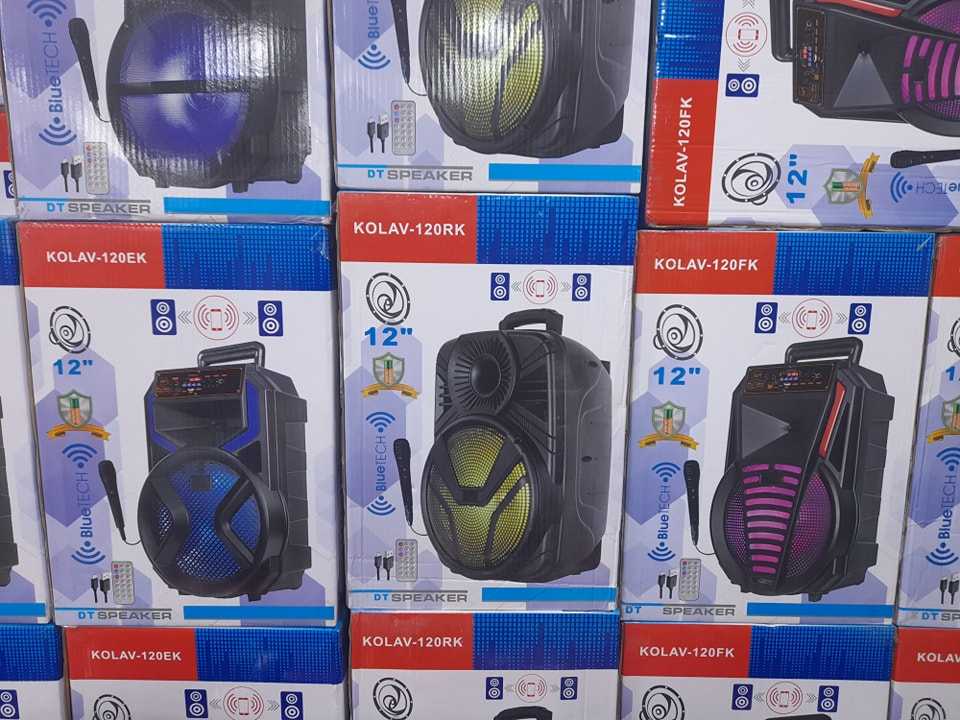 سماعة شحن متنقلة للحفلات و الرحلات 12 انش نوع ممتاز مع ميكرفون