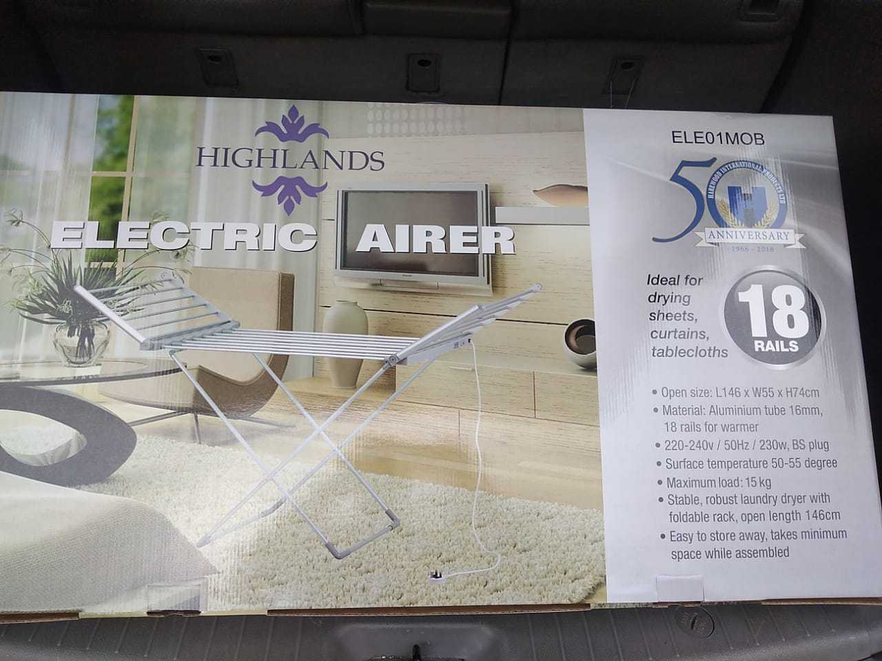 مناشر غسيل ملابس كهربائية حجم كبير  مجفف ملابس كهربائي ساخن بذراعين