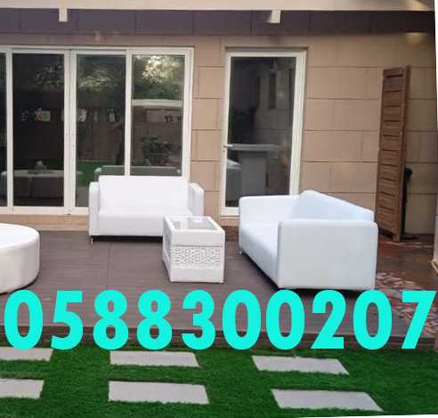 Comfortable chairs rentals, VIP chairs, decorated tables for rent in D