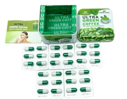 كبسولات الترا جرين كوفي للحرق الدهون الثلاثيه العندة