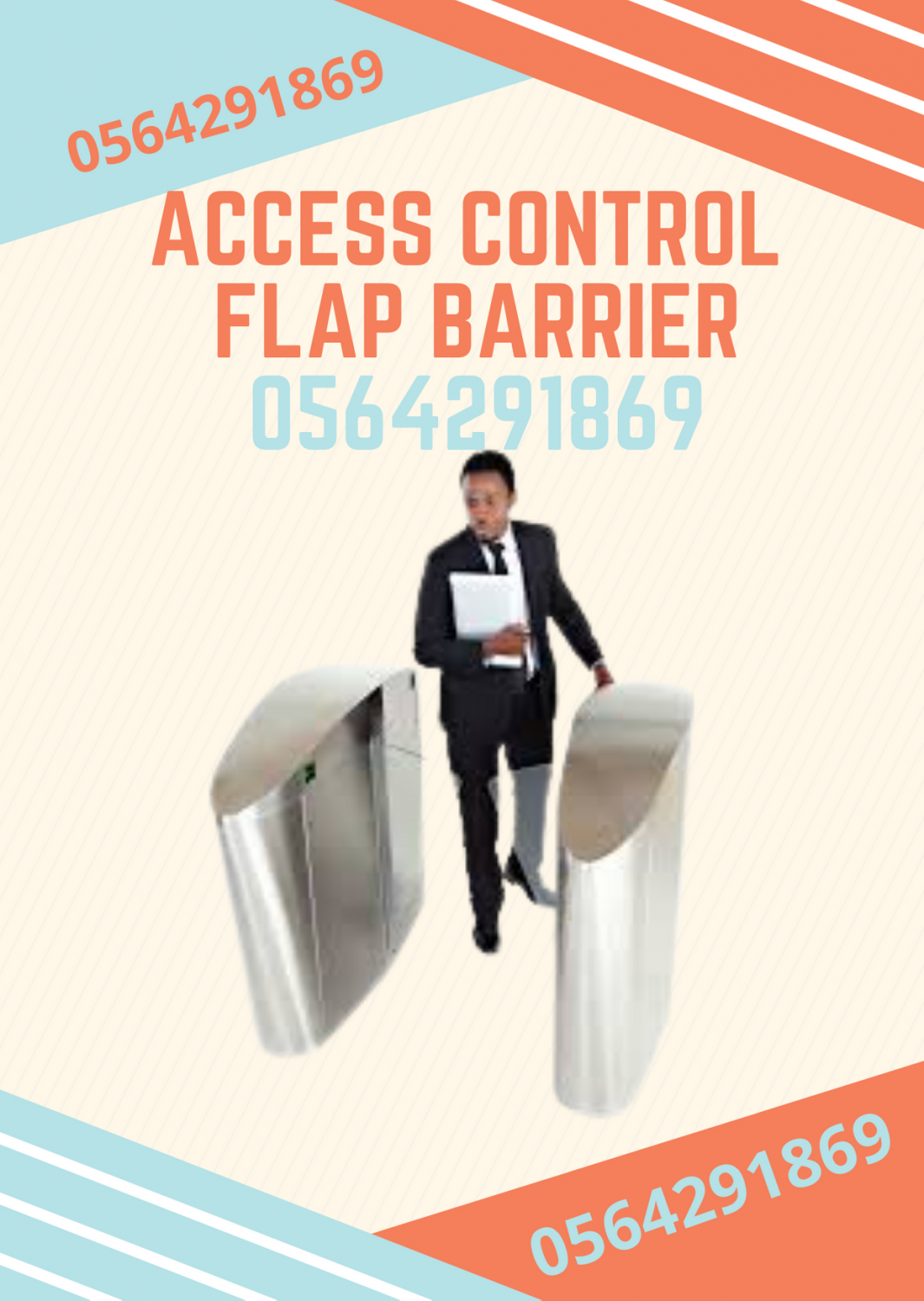 بوابات دخول الموظفين والافراد بالبصمة